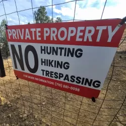 Signs in Cañon City, Colorado