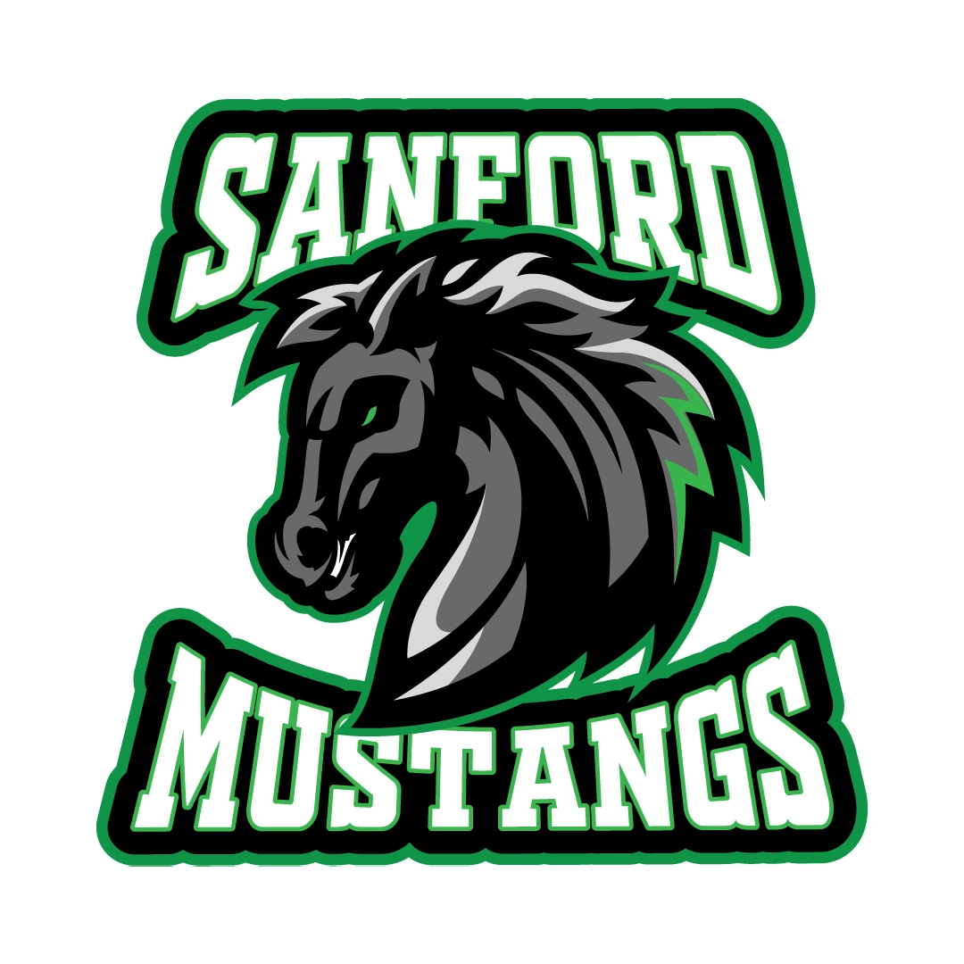Sanford Schools Mustangs Mascot Redesign