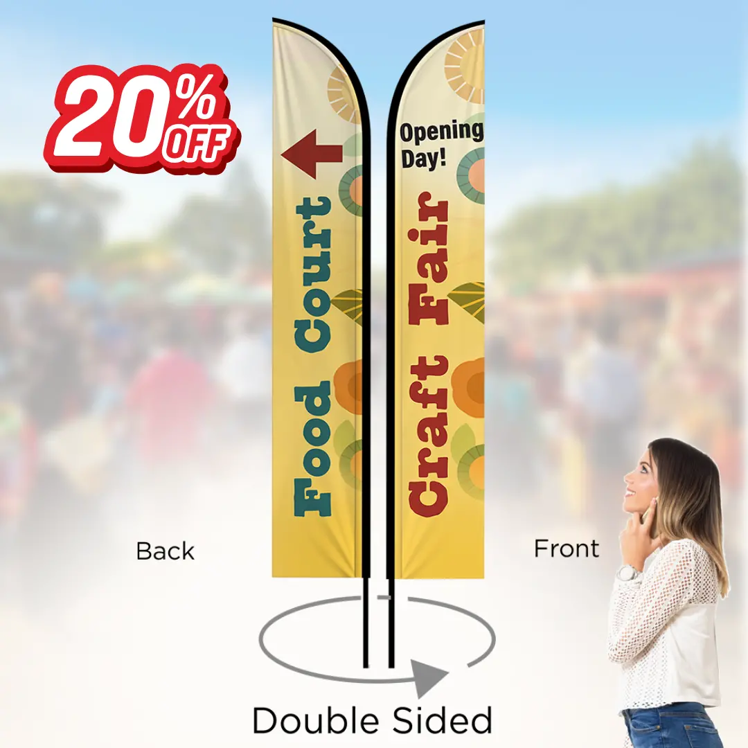 Power Your Visibility: 20% Off Flags