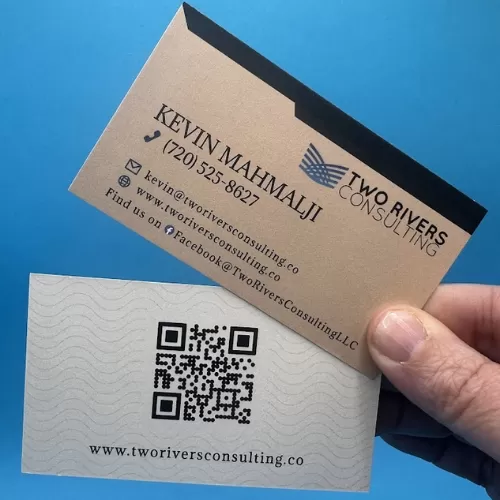 Natural Business Cards for Two Rivers Consulting