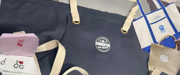 Embroidered Aprons, Bags & Accessories
